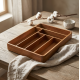 Wooden Cutlery Organizer